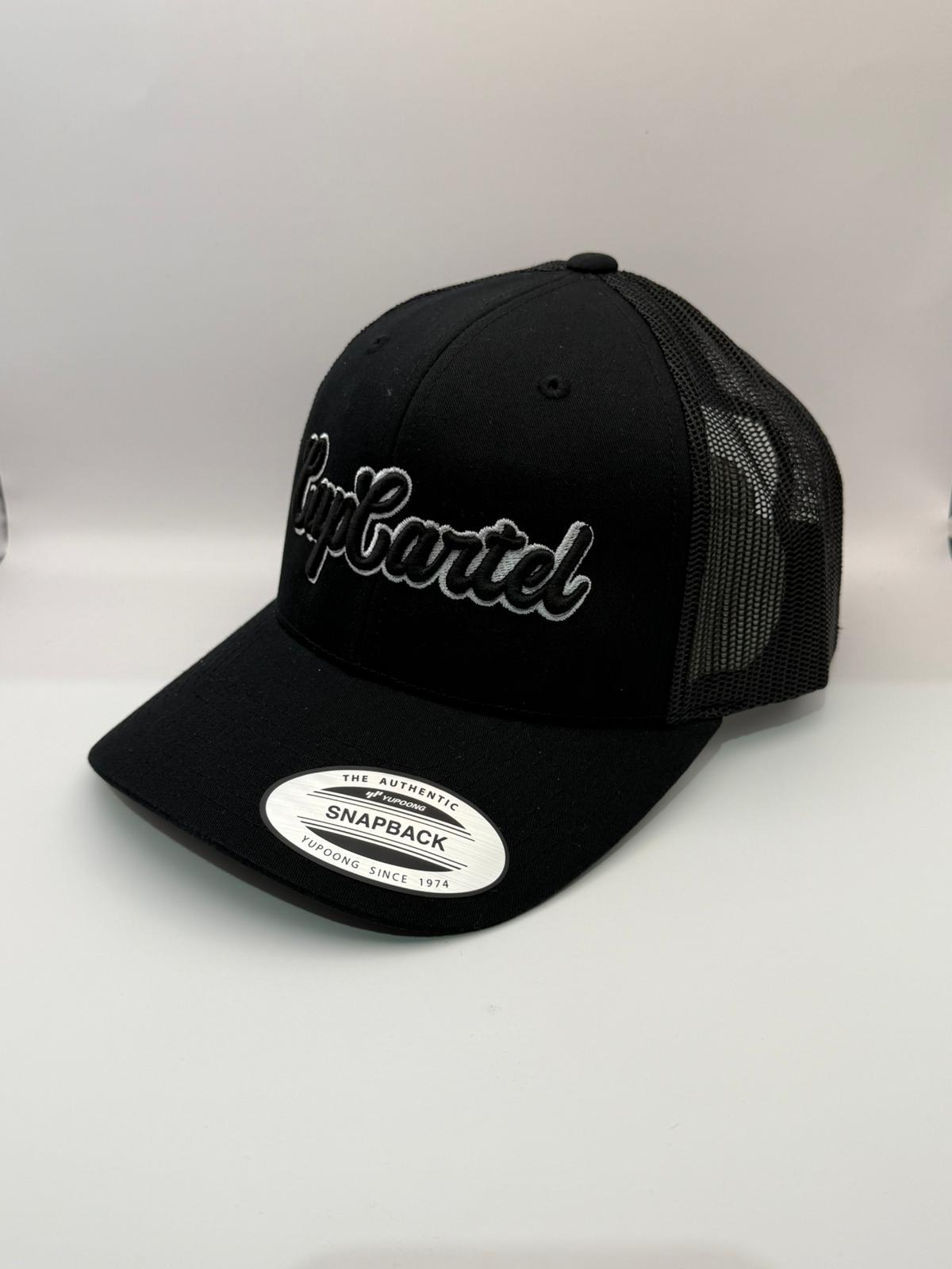 Cap Cartel Logo Cap - Black/Silver (PRE-ORDER)